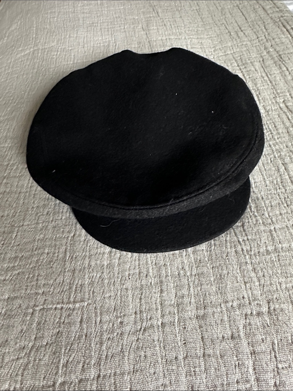 Club Monaco Black Wool Beret